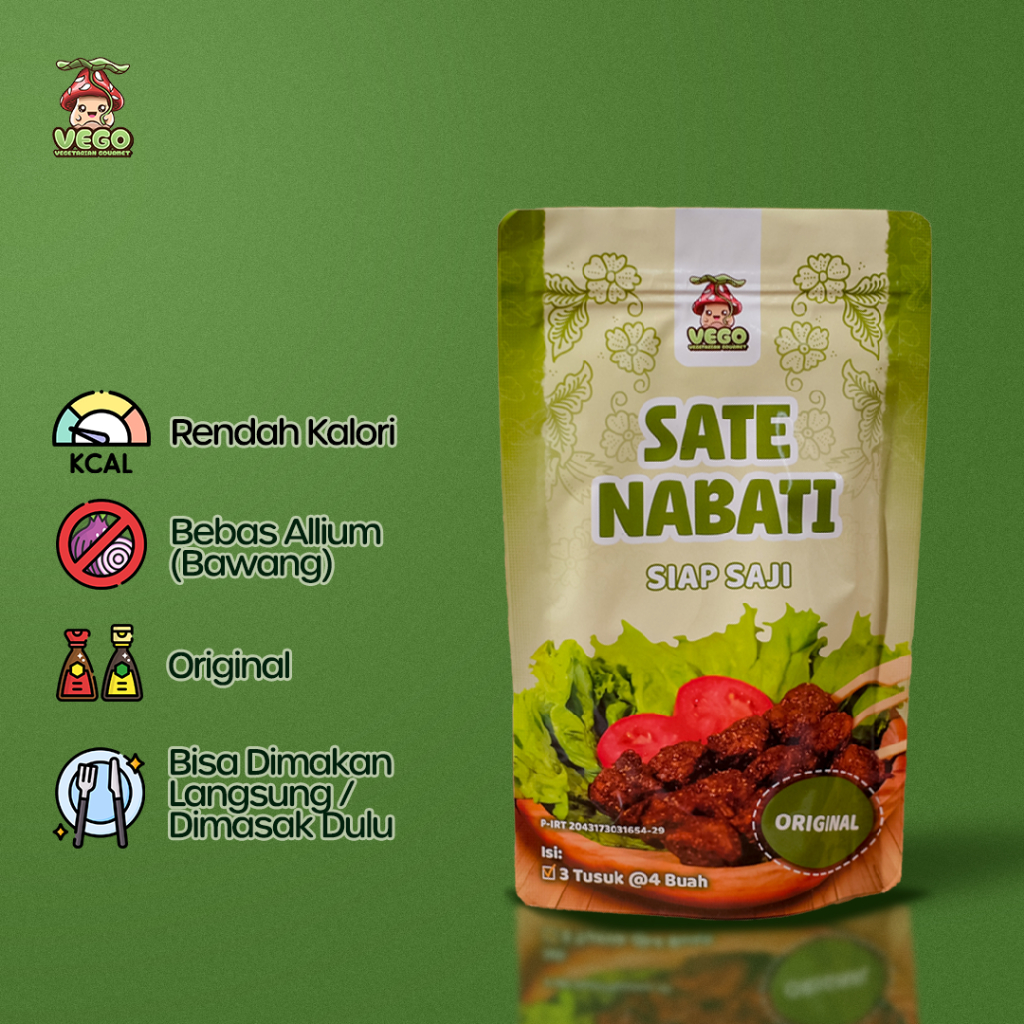 

Sate Nabati Vegetarian Original // PLANT BASED SATAY
