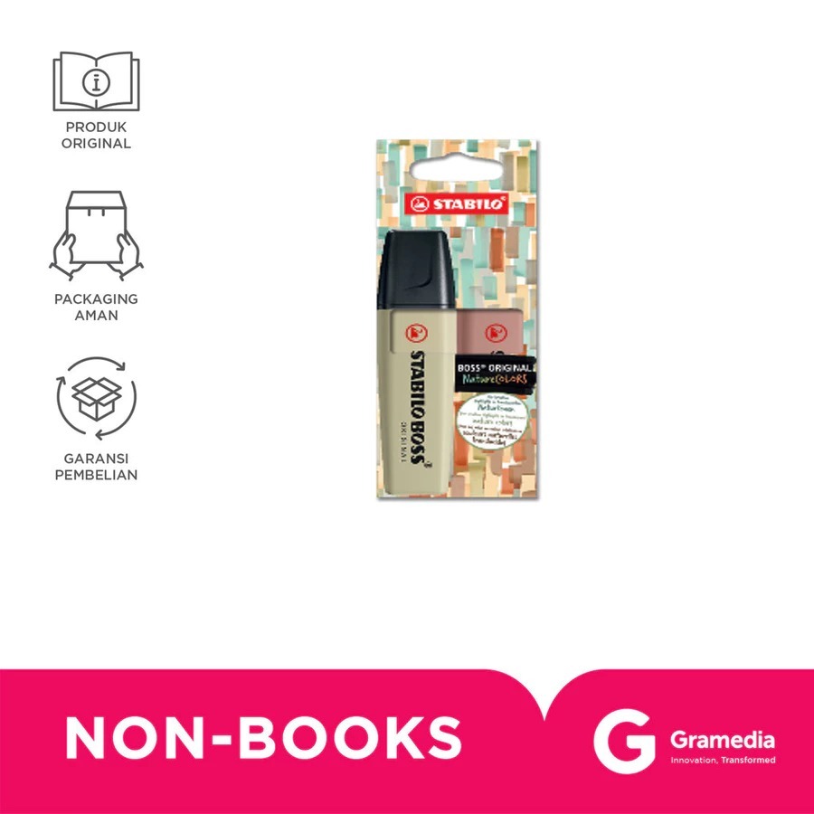 

Gramedia Manado-Stabilo Boss Naturecolors Set