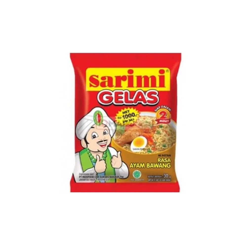

SARIMI MIE INSTANT GELAS AYAM BAWANG PCK 30g