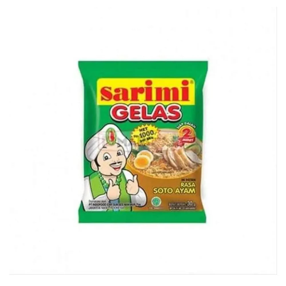 

SARIMI MIE INSTANT GELAS SOTO AYAM PCK 30gr