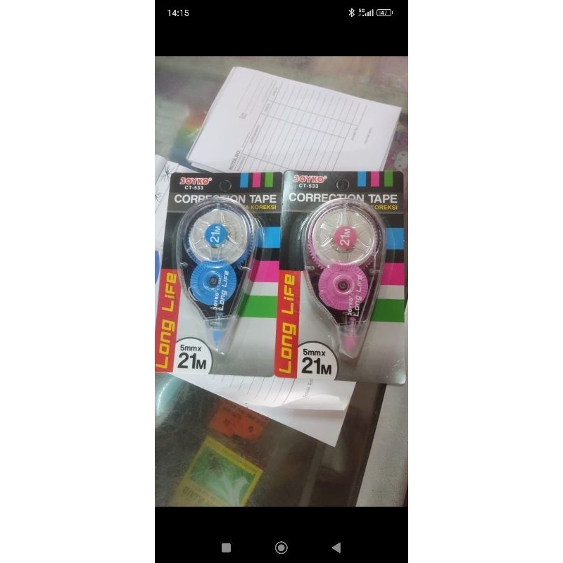 

CORECTION TAPE 21 METER