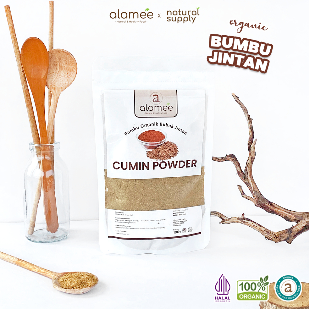 

ALAMEE Bumbu Dapur Jintan Bubuk Cumin Powder Bumbu Dapur Instan Jinten Caraway Rempah Masak 100gr