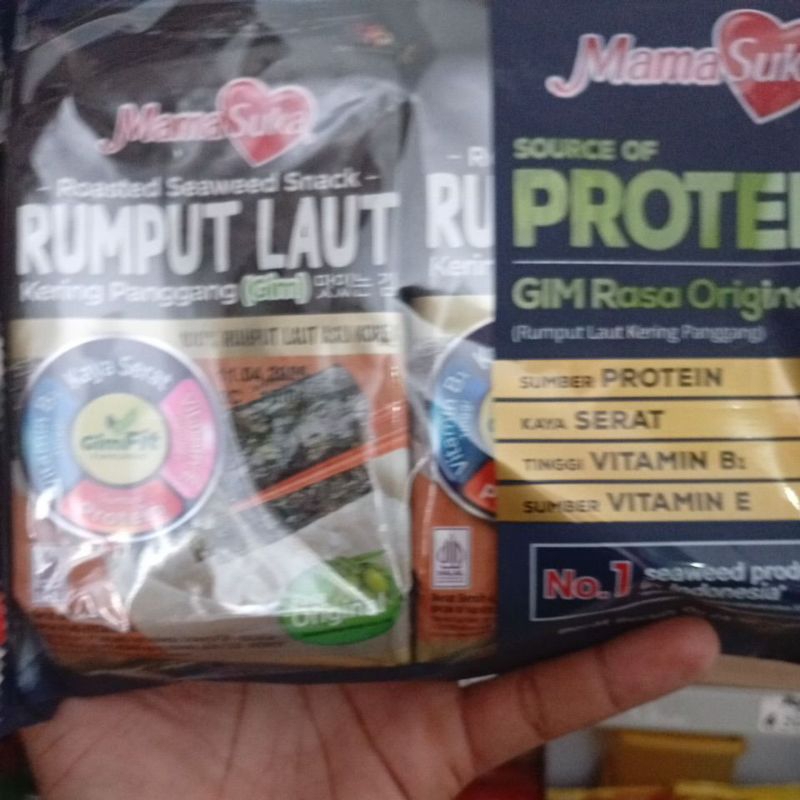 

Rumput laut rasa original UK 9 gr