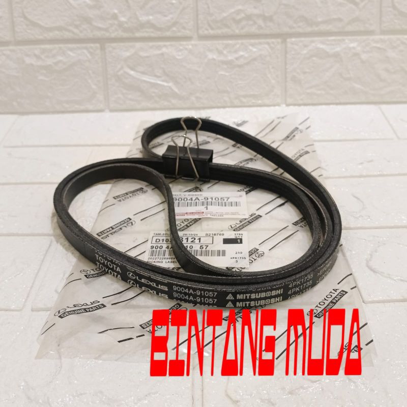 FAN BELT NEW AVANZA 1,3 XENIA FAN BELT ALL NEW AVANZA 1,3 2012 UP 4PK1735