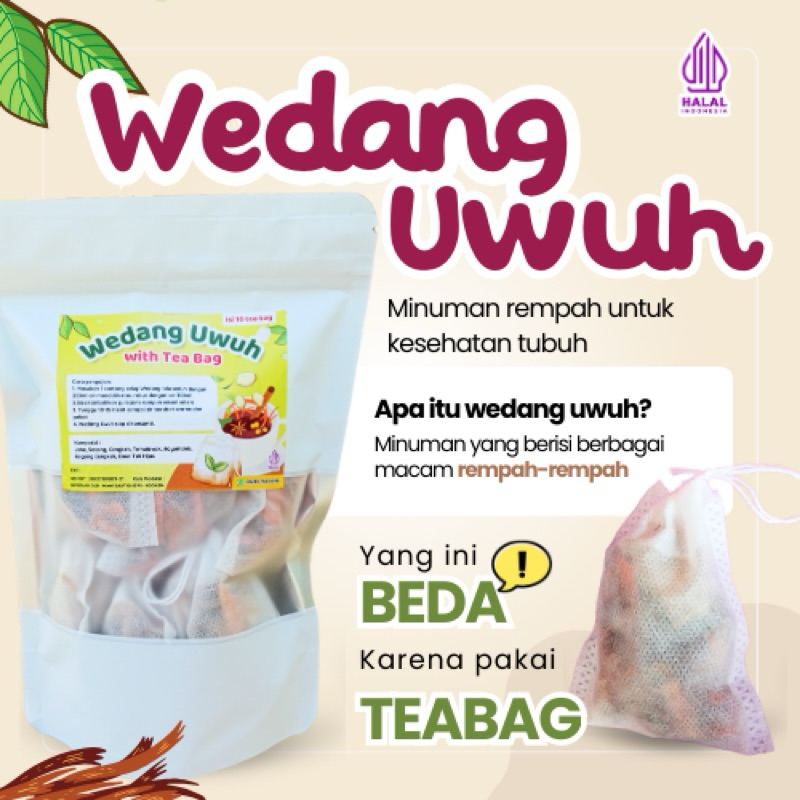 

Miniazka - Wedang uwuh with Teabag / Teh uwuh celup instant isi 20
