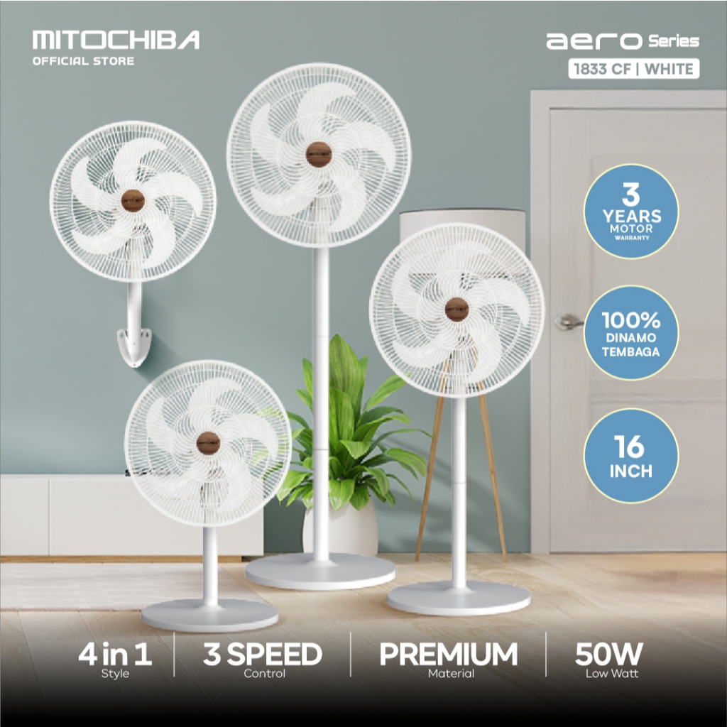 MITOCHIBA Kipas Angin 4 in 1 Aero Series16 Inch 1833CF