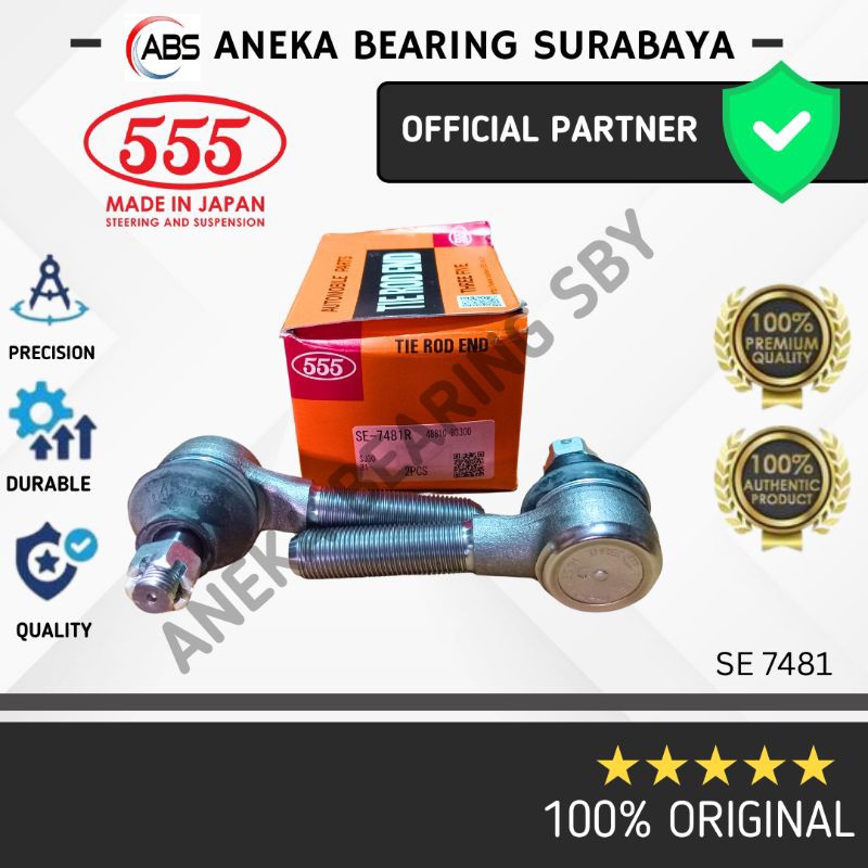 TIE ROD SET VITARA PENDEK KATANA SE-7481 555 JAPAN 48810-80000