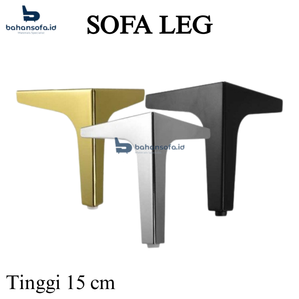 KAKI SOFA GOLD STAINLESS / KAKI SOFA / SOFA LEG GOLD / KAKI EMAS / KAKI SIKU T
