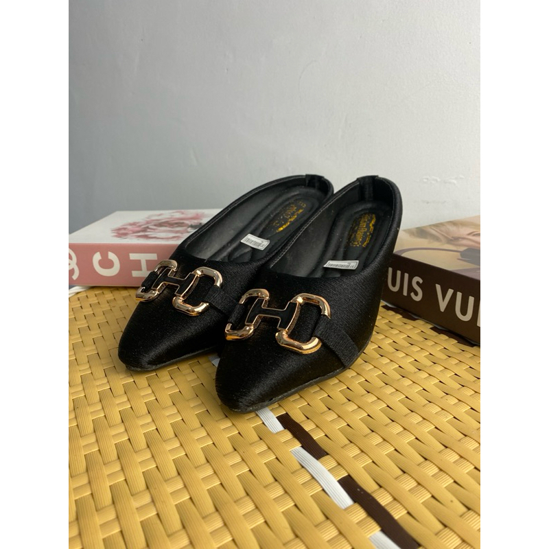 FLATSHOES KERJA WARNA HITAM