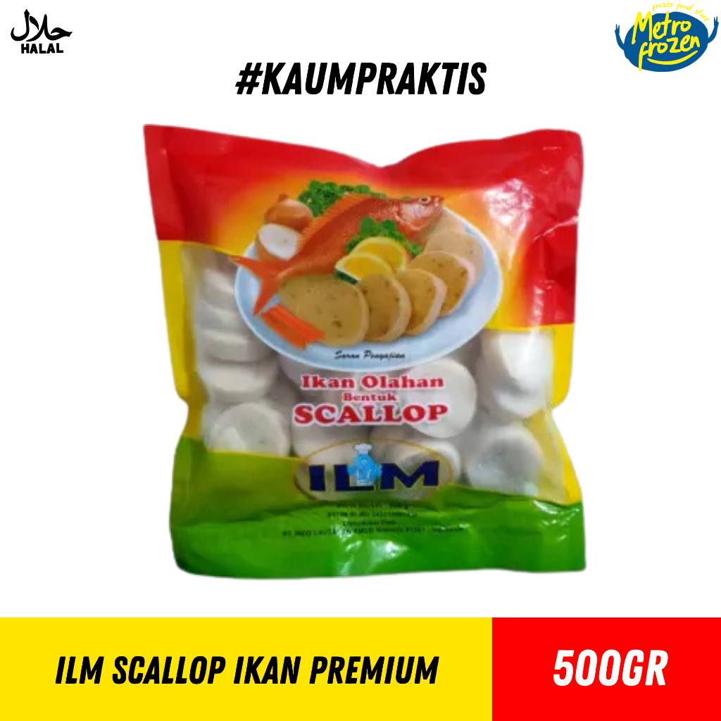 

ILM Scallop Ikan Premium 500gr // Scallop ikan premium 500gr