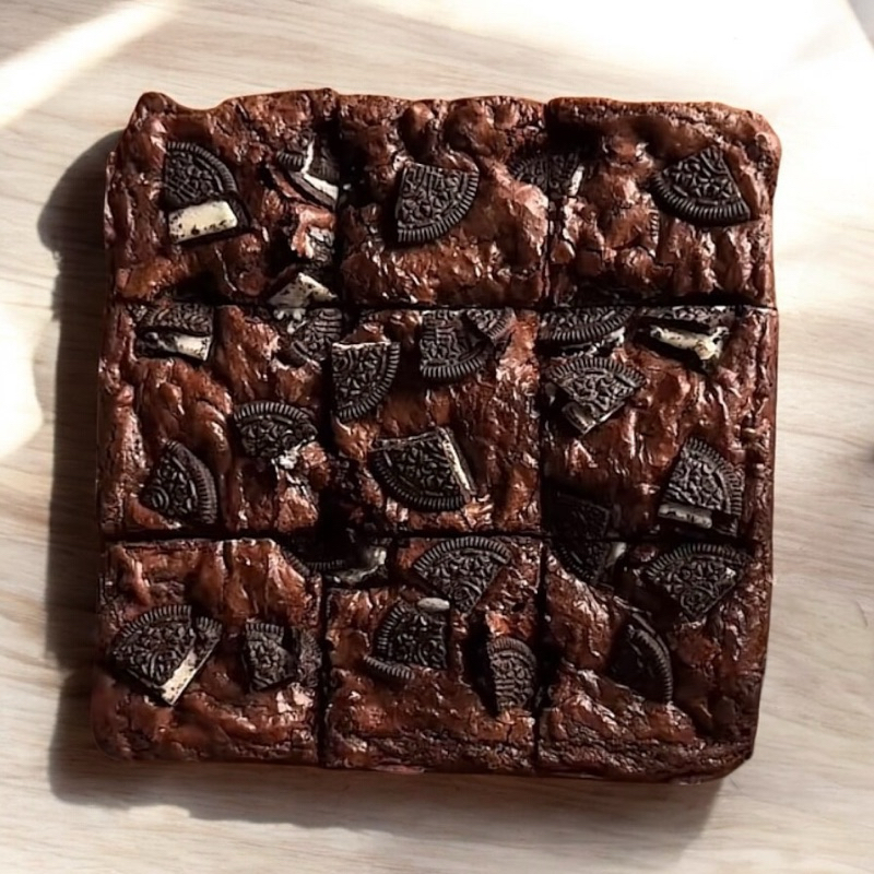 

Brownis oreo,1 loyang ukuran 22x22