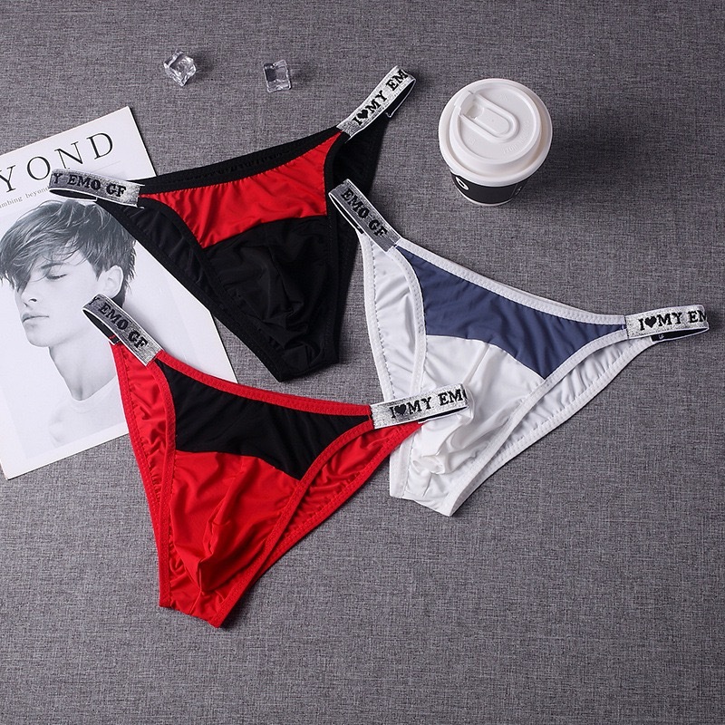 Celana Dalam Pria Sexy Brief tipis lembut G String Pria thong Seksi Dewasa y063