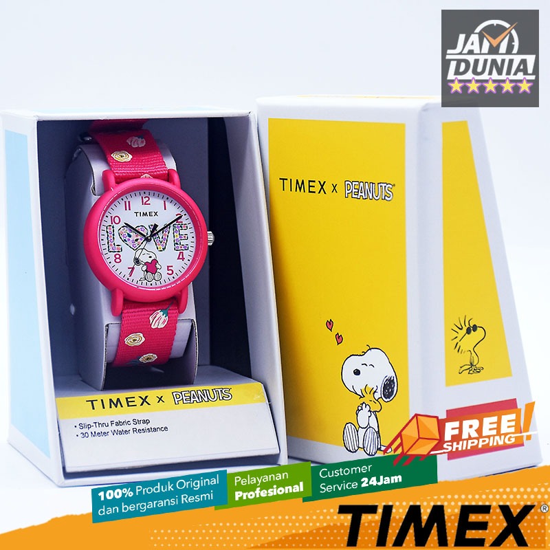 JAM TANGAN WANITA TIMEX X PEANUTS WEEKENDER TIMEX TW2W83200 TIMEX TW2W 83200 JAM TANGAN TIMEX ANALOG