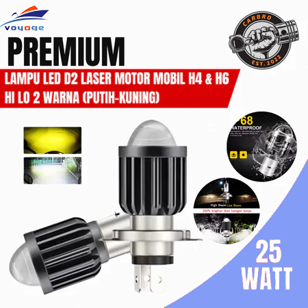 Lampu Led Laser H4 Lampu Led Utama Laser Hi Low Mxking klx crf cb Vixion dll COD