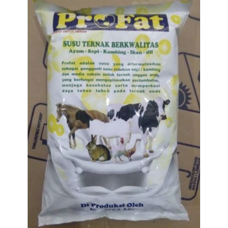 PROFAT SUSU FORMULA HEWAN PENGGANTI SUSU INDUKAN HEWAN TERNAK SAPI,KUDA,AYAM,KAMBING