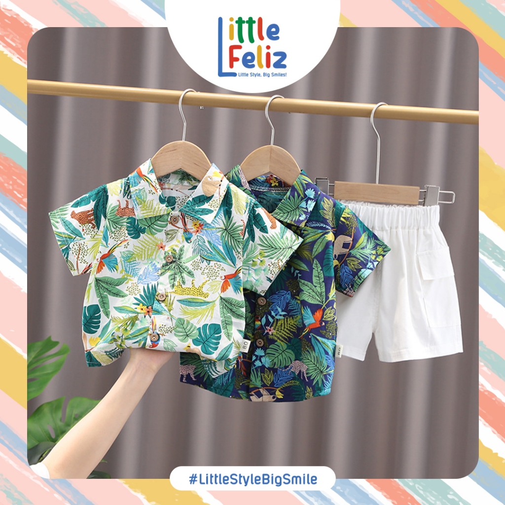 littlefeliz FA14 setelah anak cowok kemeja dan celana import cakep COWOK LAKI LAKI USIA UMUR 3 4 5 6