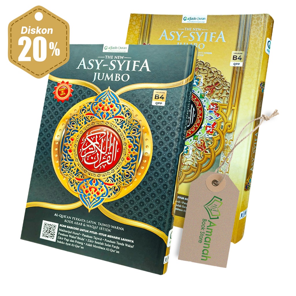 Al Quran Asy Syifa Jumbo B4 | Perkata Latin Tajwid Warna - Al Fatih Quran