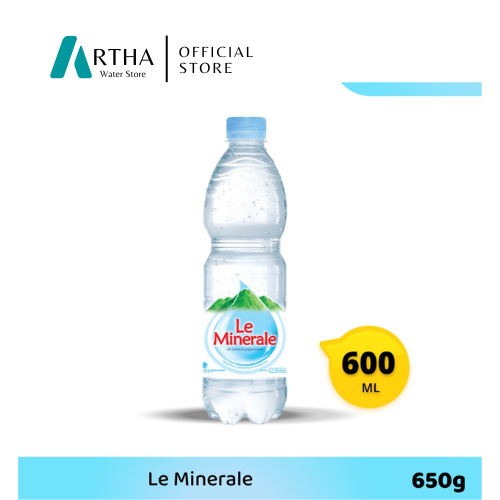 

Air Mineral Le Minerale 600ml x 24 Pcs / Air Mineral Le Mineral