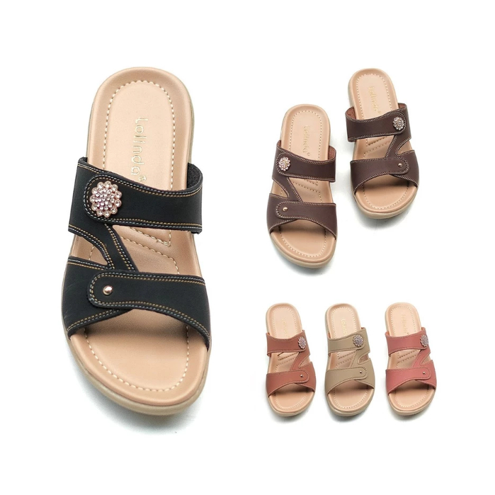 Sandal Flat Teplek LOLINDA | Sandal Jepit Flip Flop Casual Lolinda Original Murah BON 236