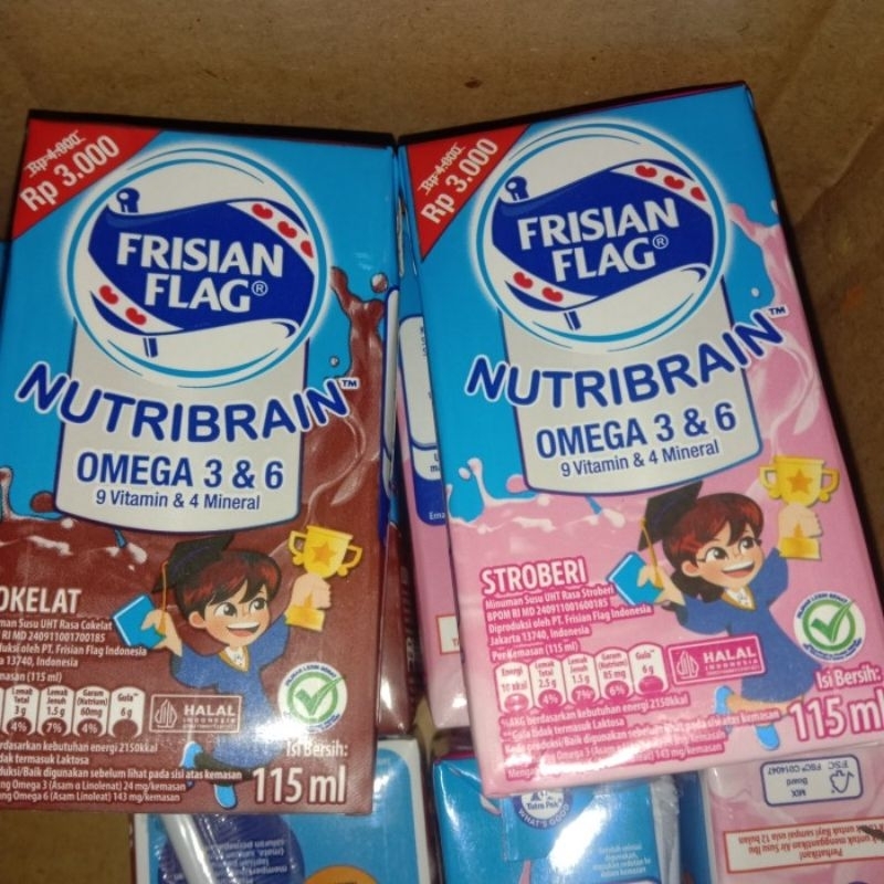 

Susu UHT Frisian Flag Nutribrain 1 karton @36pcs x 115ml