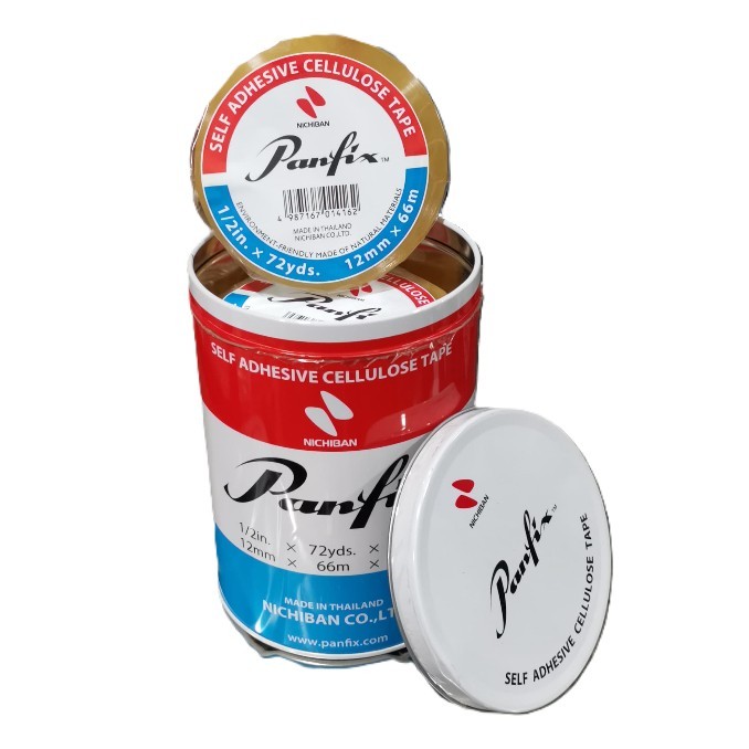 

Panfix Isolasi Bening Selotip 1/2 Inch x 72 Yard / Self Adhesive Cellulose Tape
