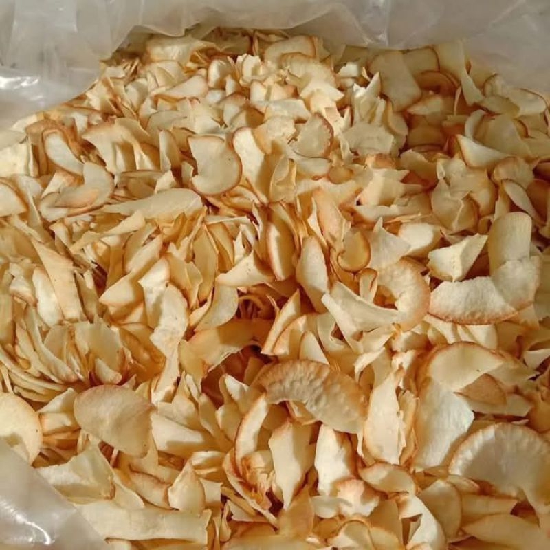 

Patahan Kripik singkong Kusuka rasa Original ( tawar renyah )