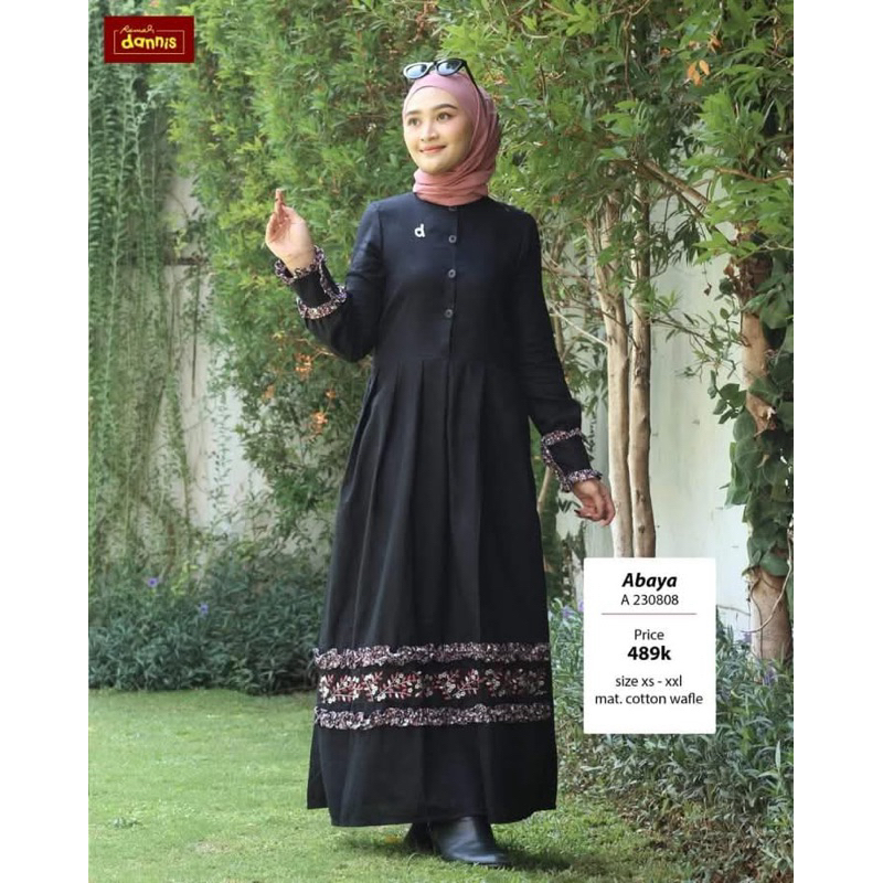 Abaya dannis A230808/ Abaya dannis dewasa
