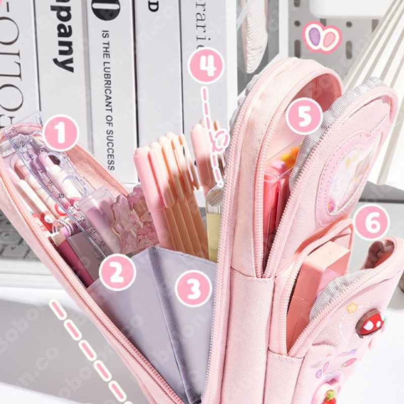 

Promosi Terbatas !!! Tempat Pensil Kotak 6 Ruang3D Anak Perempuan Lucu Besar Kotak Kapasitas Besar