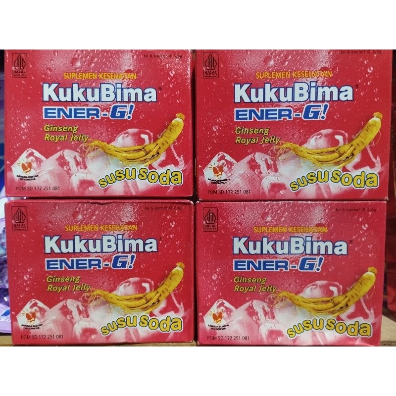 

KUKUBIMA ENER-G SUSU SODA isi 6 sachet @6,6gram