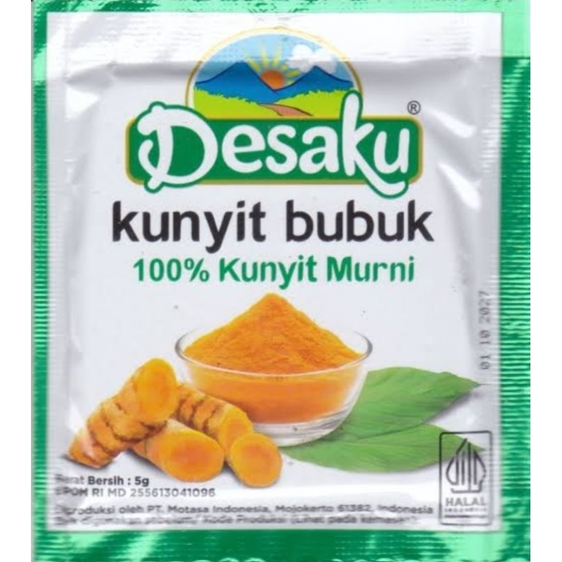 

Desaku Kunyit Bubuk Murni Sachet 5 gram