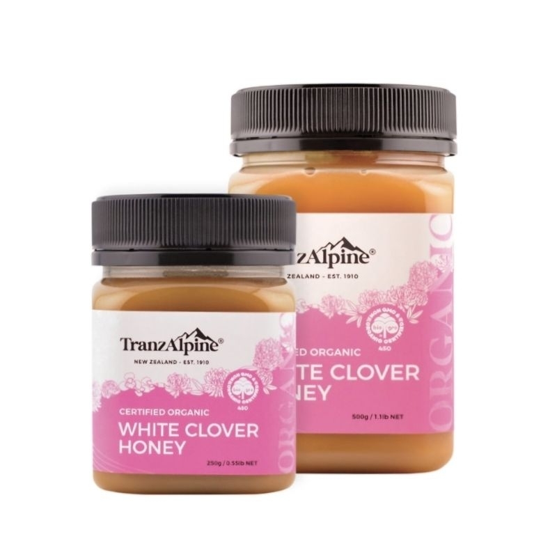 

TranzAlpine Organic Clover Honey New Zealand