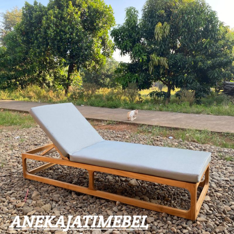 Kursi Santai Kayu Kursi Pantai Kayu Kursi Kolam Renang Bangku Santai