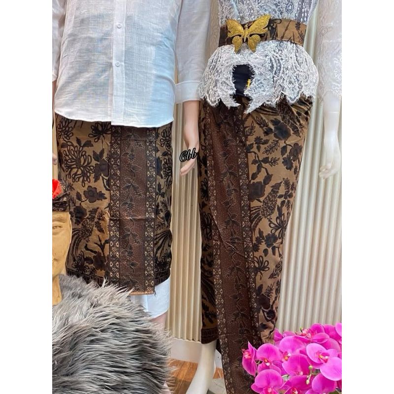 couple batik indigo/kamben bali