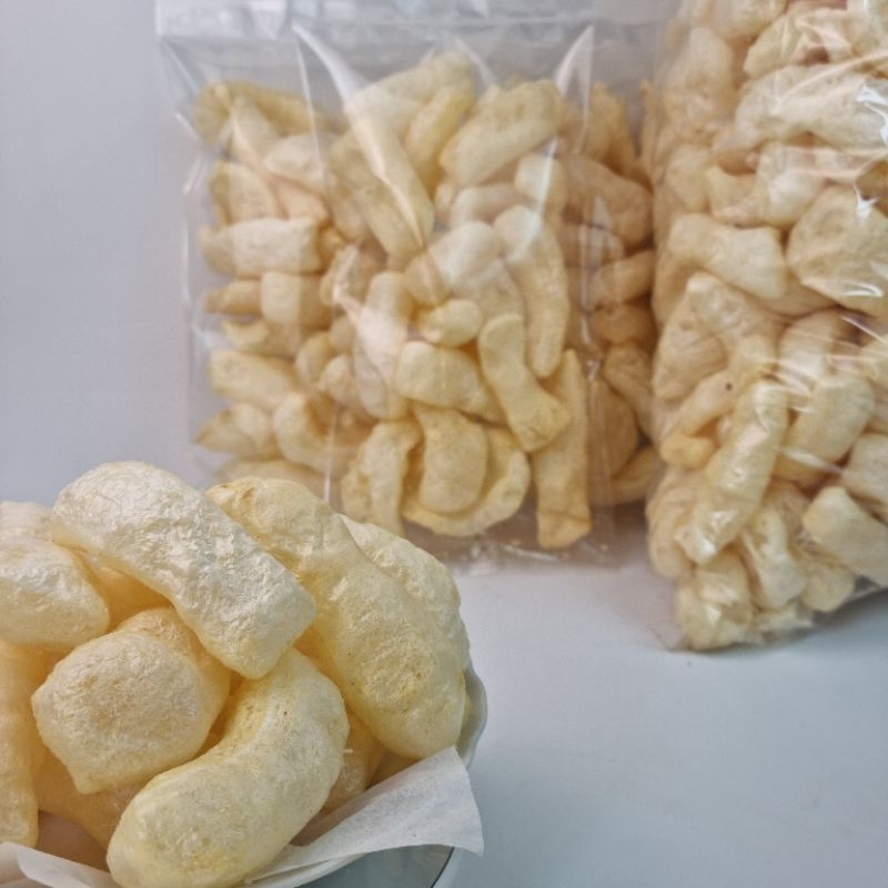 

Krecek Rambak Sapi Kulit Saoi Snack Gurih Renyah Kerupuk Cemilan