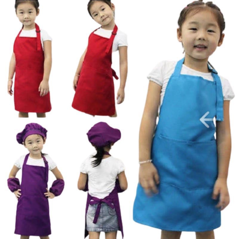 Apron celemek anak / celemek anak / apron anak / apron / celemek