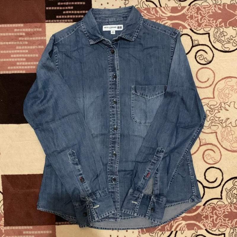 Uniqlo - kemeja denim jeans