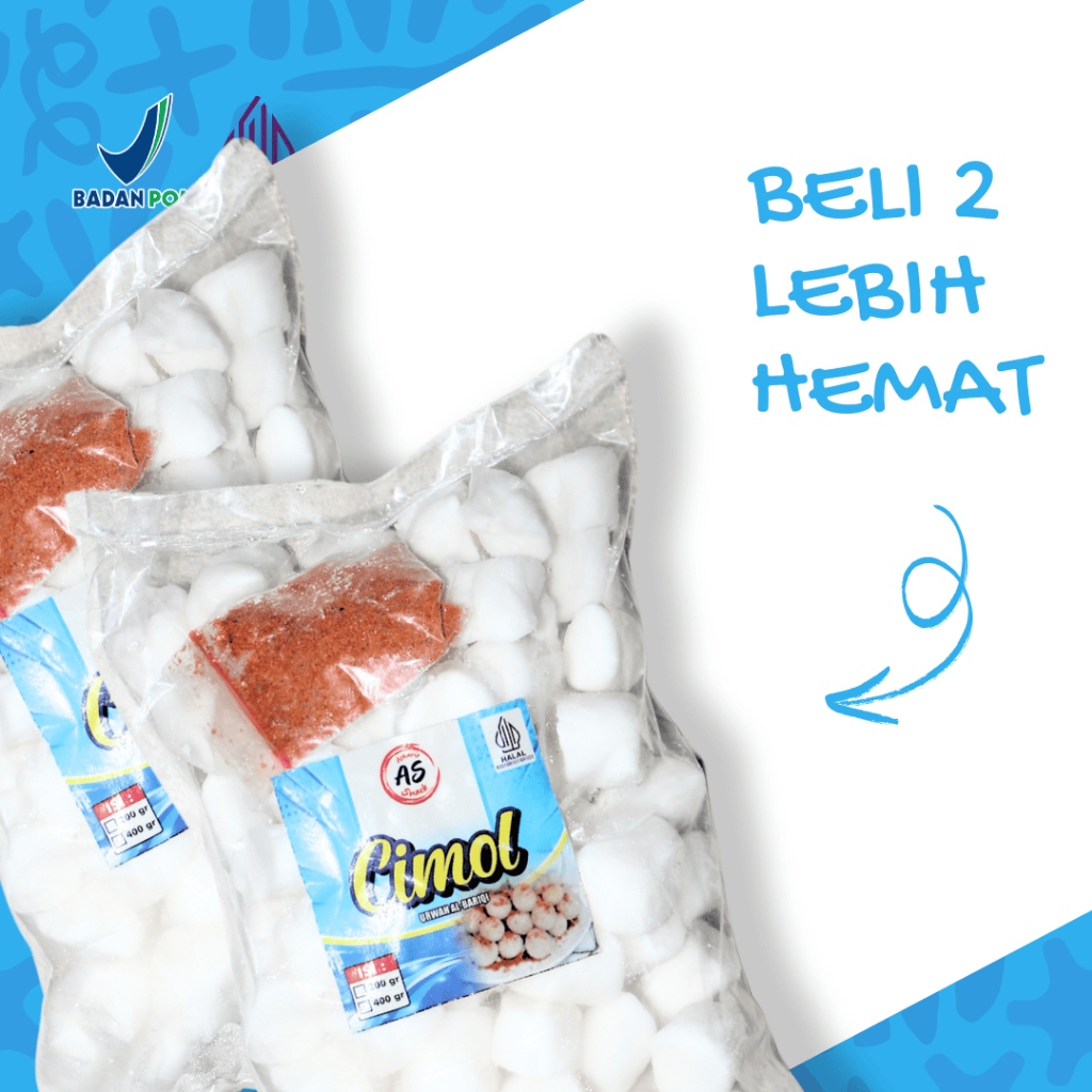 

Athariz Snack - PAKET HEMAT 2 Cimol Crispy Praktis 800gr – Kenyal Gurih Siap Goreng - BPOM & HALAL