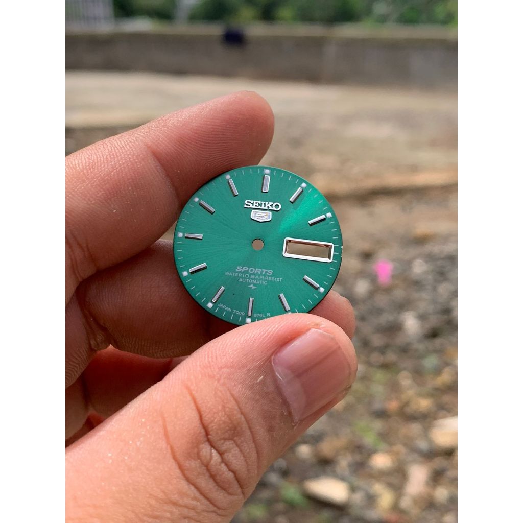 PLAT DIAL SEIKO 5 SPORTS 28,5 MM HIJAU CAL 7S26 7009 NH36 6309