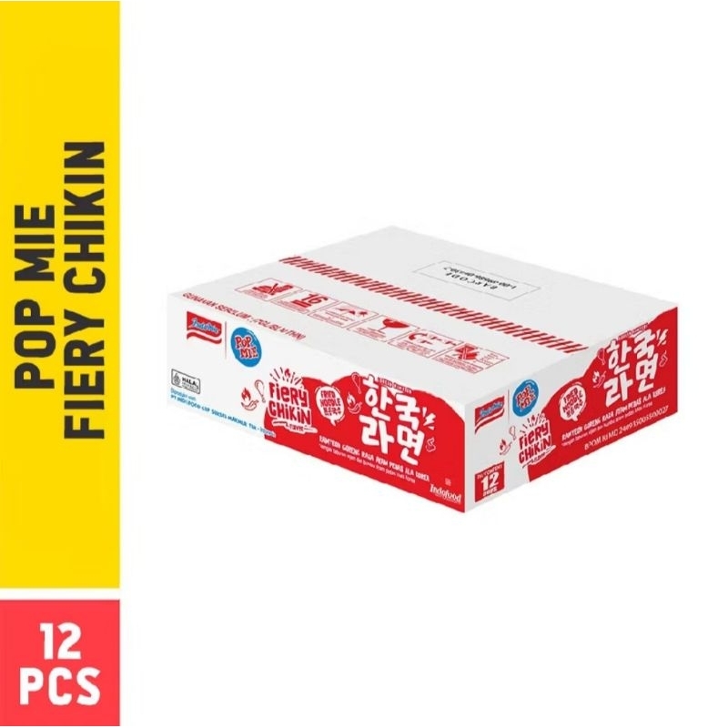 

1 Dus isi 12 cup - Pop mie fiery chikin