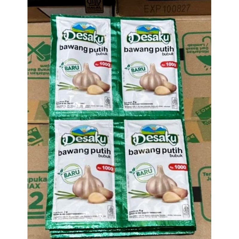 

Desaku bawang putih bubuk bawang halus isi 12 pcs/rtg