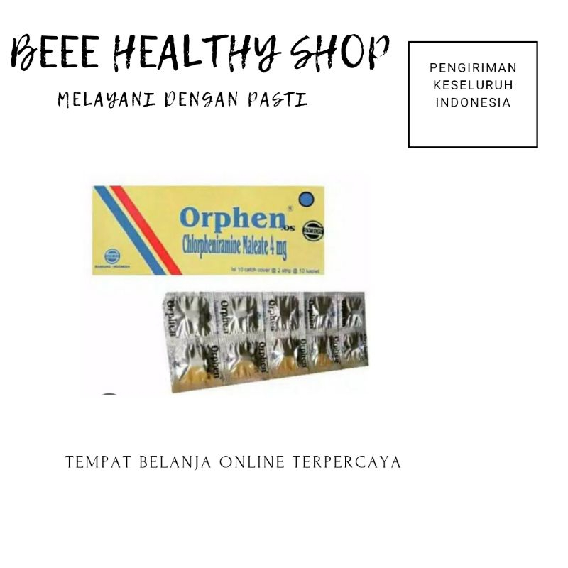 ORPHEN 4 MG STRIP 10 KAPLET OBAT ALERGI
