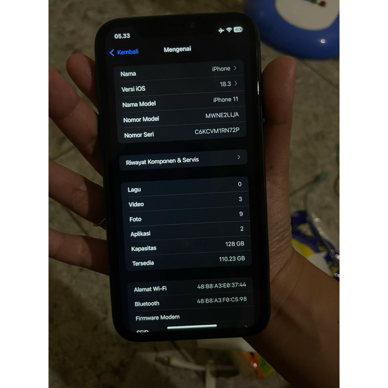 IPhone 11 128gb hp kabel