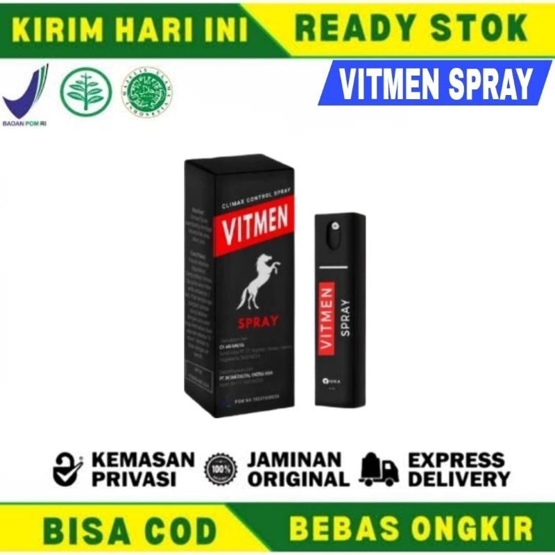 Vitmen Spray Penambah Stamina Pria Perkasa Original BPOM