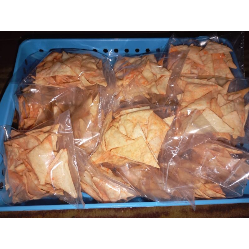 

kripik pangsit rasa jagung bakar