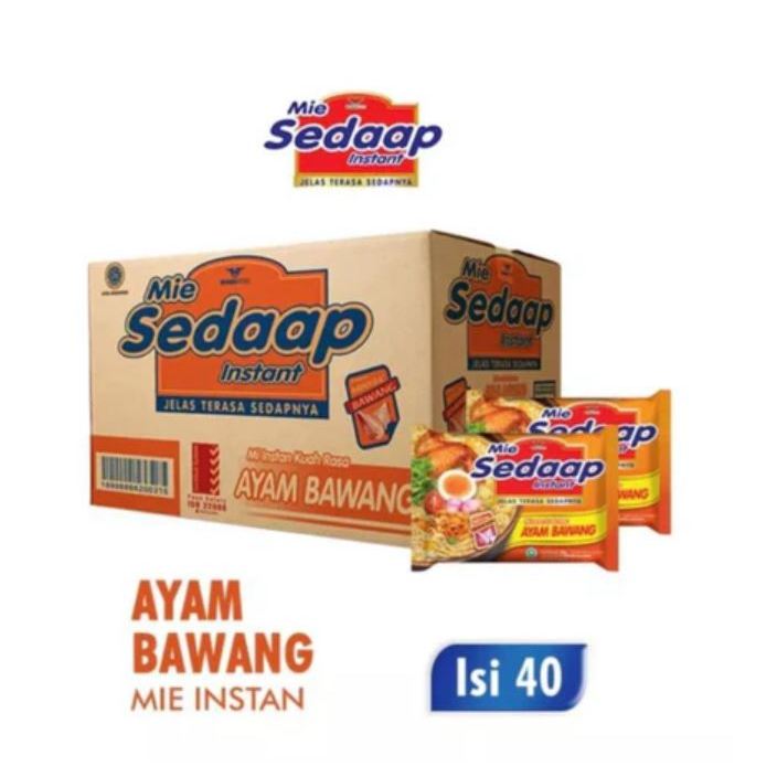 

MIE SEDAP AYAM BAWANG 1 DUS ISI 40 PCS
