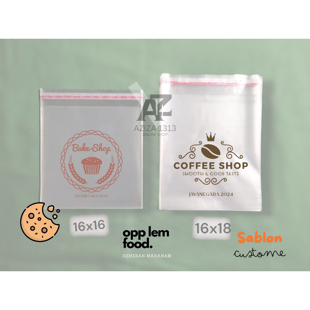 

Plastik opp sablon 16x16 & 16x18 logo custome