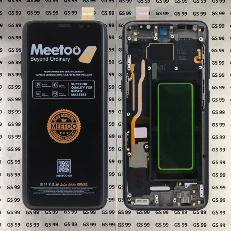 LCD SAMSUNG GALAXY S8 G950 G950F (OLED + FRAME BLACK) OLED MEETOO