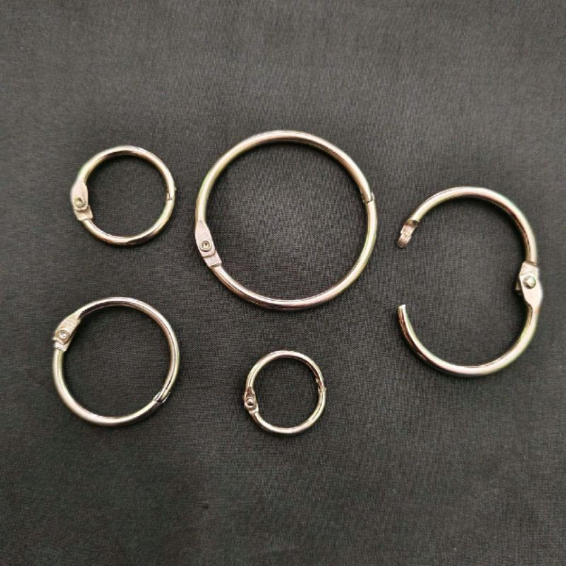 

Ring Scrap Book Ring Binder Ring Buka Tutup Ukuran Diameter Dalam 1.5cm, 2cm, 2.5cm, 3cm, 3.5cm, 4cm, dan 5cm