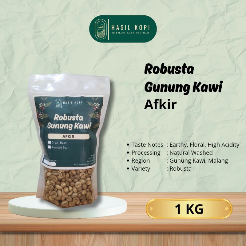 

Biji Kopi - Robusta Gunung Kawi Afkir (1 KG)