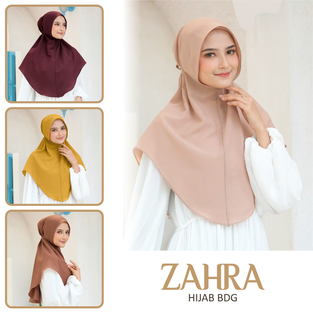 Zahra Hijab - CLAUDIA bergo premium ( hijab instan bergo )